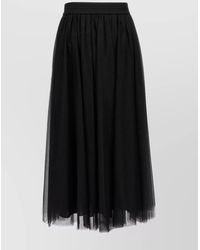 Fabiana Filippi - Layered Tulle Midi Length Skirt - Lyst