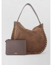 Isabel Marant - Oskan Soft Leather Shoulder Tote Bag - Lyst