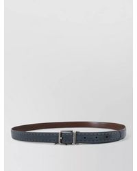 Dolce & Gabbana - Perforated Reversible Leather Belt - Lyst