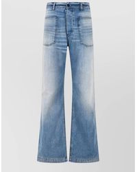 Acne Studios - High Waist Wide Leg Denim Jeans - Lyst