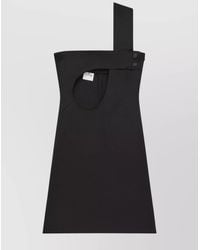Courreges - One-Shoulder Cutout Mini Dress - Lyst