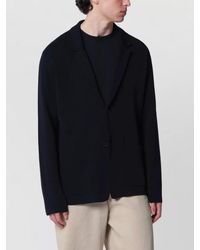 Roberto Collina - Cotton Single Breasted Coat - Lyst