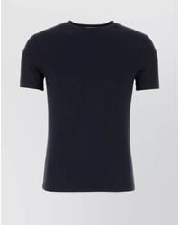 Giorgio Armani - Crew Neck Plain Regular Fit T-Shirt - Lyst