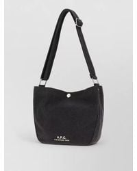 A.P.C. - Canvas Small Besace Crossbody Bag - Lyst