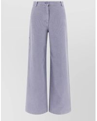 Weekend by Maxmara - Wkdskipper Wide Leg Cargo Trousers Belt Loops - Lyst