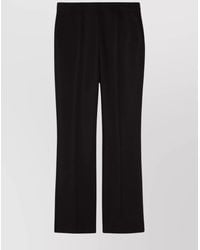 Gucci - Wool Mohair Cropped Flared Trousers - Lyst
