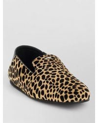Giuseppe Zanotti - Leather Leopard Print Slippers - Lyst