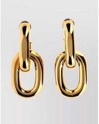 Rabanne - Metal Xl Link Hoop Earrings - Lyst