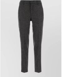 PT Torino - Embroidered Virgin Wool Blend Suit Trousers - Lyst