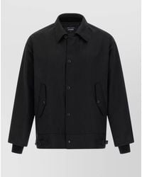 Comme des Garçons - Wool Shirt Jacket Collared Pockets Adjustable Hem - Lyst