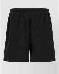 Balenciaga - Cotton Logo Print Relaxed-Fit Track Shorts - Lyst