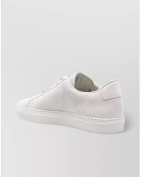 Common Projects - Round Toe Suede Sneakers With Dust Bag - Lyst