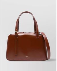 A.P.C. - Virginie Box Bag Adjustable Strap - Lyst
