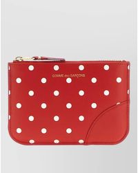 Comme des Garçons - Leather Polka-Dot Card Holder - Lyst