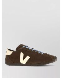 Veja - Suede Cateyes Lace Up Sneakers Rubber Sole - Lyst