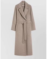 Max Mara - Virgin Wool Single-Breasted Coat - Lyst