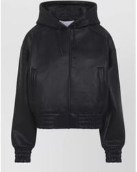 Frankie Shop - Jackson Faux Leather Hooded Bomber Jacket - Lyst