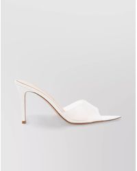 Gianvito Rossi - 85Mm Heel Pointed Toe Stiletto Sandals - Lyst
