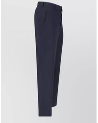 Comme des Garçons - Straight Leg Trousers Belt Loops Side Pockets - Lyst
