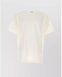 Yohji Yamamoto - Oversized Graphic Print Crew Neck T-Shirt - Lyst