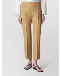 Alberta Ferretti - Tailored Trousers Belt Loops Front Crease - Lyst