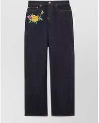 KENZO - Denim Straight-Leg Jeans - Lyst