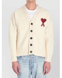 Ami Paris - Ami De Coeur Cardigan - Lyst