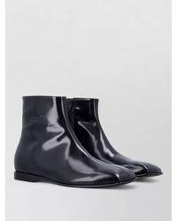MM6 by Maison Margiela - Ankle Boot Square Toe Signature Stitch - Lyst