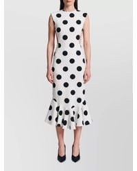 Jacquemus - Palmier Polka-Dot Midi Dress - Lyst