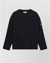 Stone Island - Crew Neck Knitwear Long Sleeve Sweater - Lyst