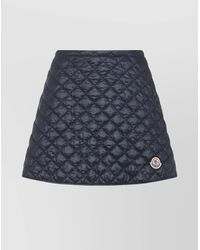 Moncler - Quilted Mini A-Line Skirt - Lyst