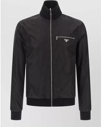 Prada - Reversible Slim-Fit Stand-Collar Lightweight Jacket - Lyst