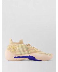 Burberry - Neptune Sneakers Synthetic Calfskin Contrasting Sole - Lyst