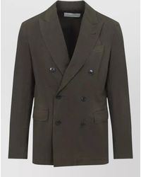 Dries Van Noten - Balto Cotton Double Breasted Tailored Jacket - Lyst