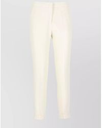 Etro - Straight Trousers With Back Pocket And Turn-Up - Lyst