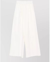 Forte Forte - Comfortable Wide Leg Cotton Trousers - Lyst