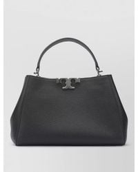 Tory Burch - Eleanor Soft Leather Satchel Bag - Lyst