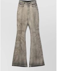 Rick Owens - Denim Bootcut Flared Trousers - Lyst