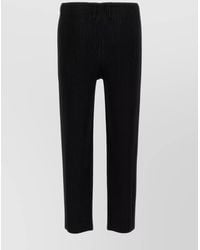 Homme Plissé Issey Miyake - Waistband Elastic Pleated Trousers Side Pockets - Lyst