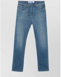 Jacob Cohen - Slim Faded Effect Jeans With Belt Loops - Lyst