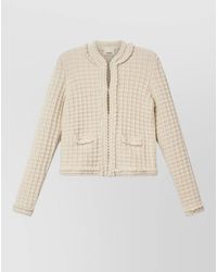 Isabel Marant - Wool Blend Fitted Jacket - Lyst