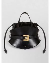 Balmain - Shuffle Mini Leather Bucket Shoulder Bag - Lyst