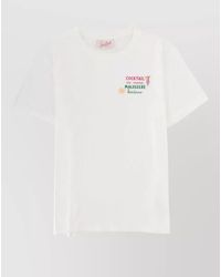 MC2 Saint Barth - Emilie Crew Neck Short Sleeve Top - Lyst