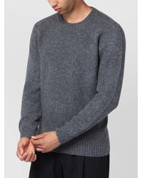 Drumohr - Lambswool Sweater With Ribbed Cuffs And Hem - Lyst