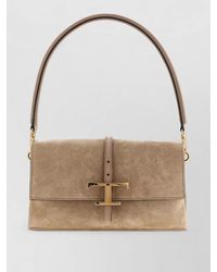 Tod's - T Timeless Mini Leather Shoulder Bag - Lyst