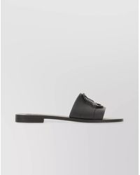 Moncler - Rubber Slippers Buckle Detail - Lyst