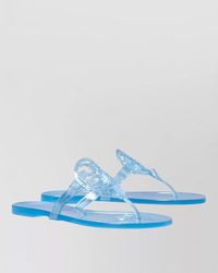 Tory Burch - Miller Jelly Flat Flip Flop Sandals - Lyst