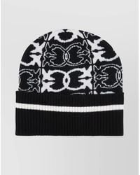 Pinko - Cashmere Blend Ribbed Beanie - Lyst