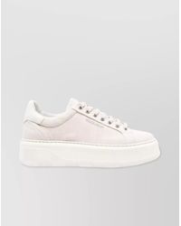 Woolrich - Leather Low-Top Platform Sneakers - Lyst