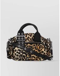 Ganni - Bucky Mini Nylon Printed Crossbody Bag - Lyst
